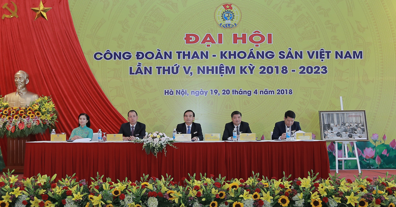 Đồng chí Lê Thanh Xuân tái đắc cử Chủ tịch Công đoàn Than - Khoáng sản Việt Nam nhiệm kỳ 2018 - 2023